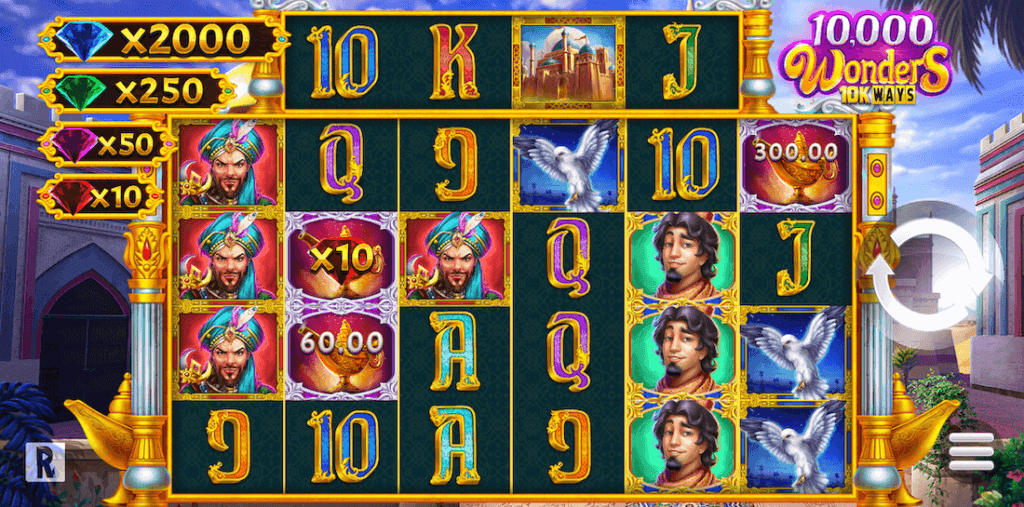 PLay 10,000 Wonders 10k Ways online slot by ReelPlay