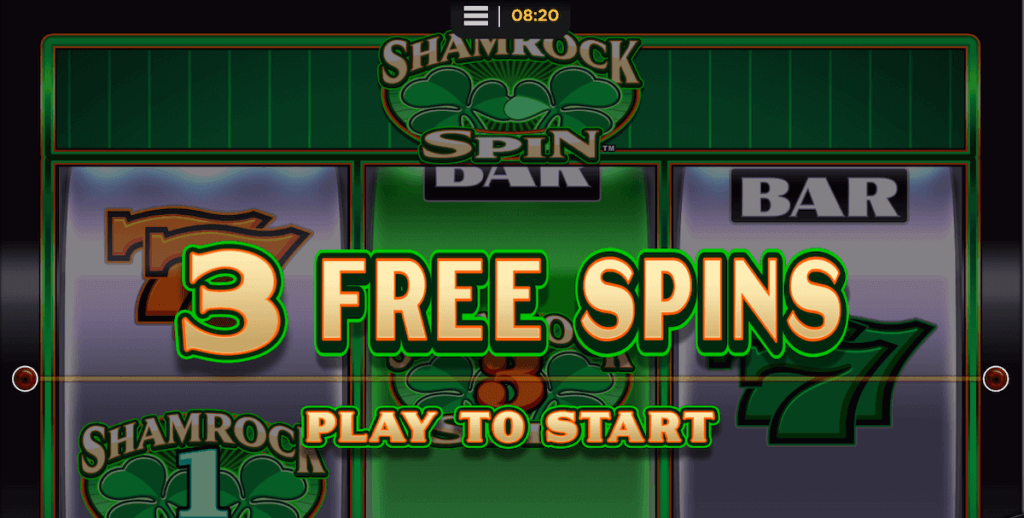 Free Spins Bonus Round in Shamrock Spin online slot