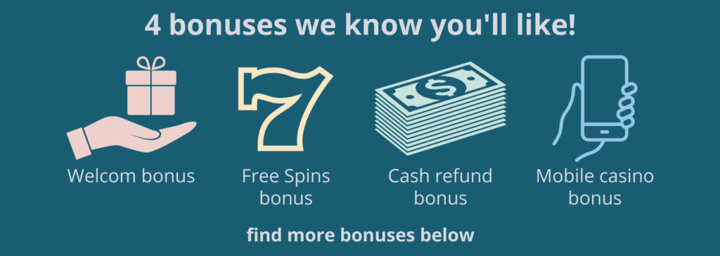 4 types of casino bonus