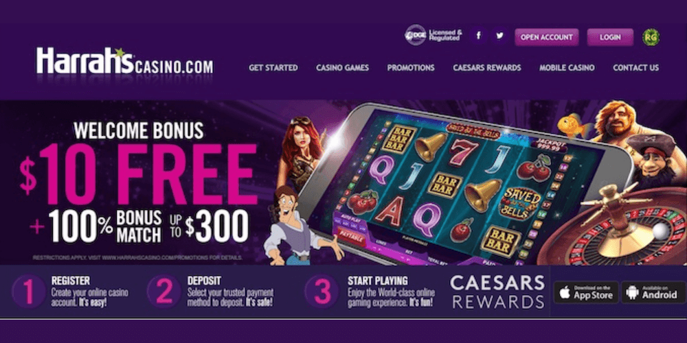 Harrahscasino.com welcome promotion