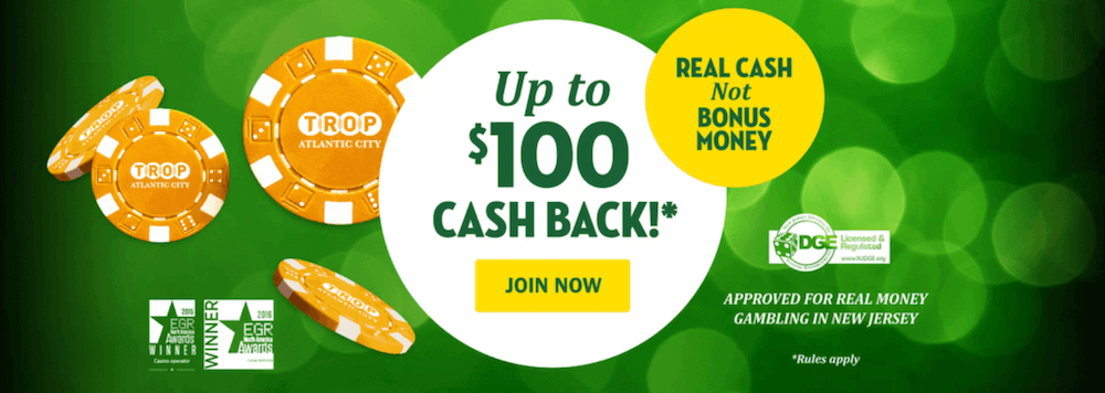 Tropicana Cashback offer