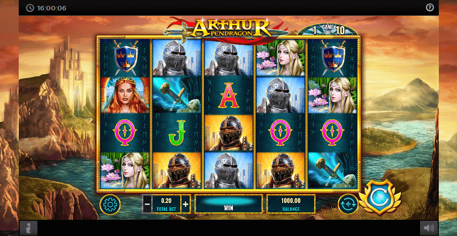 Arthur Pendragon slot display