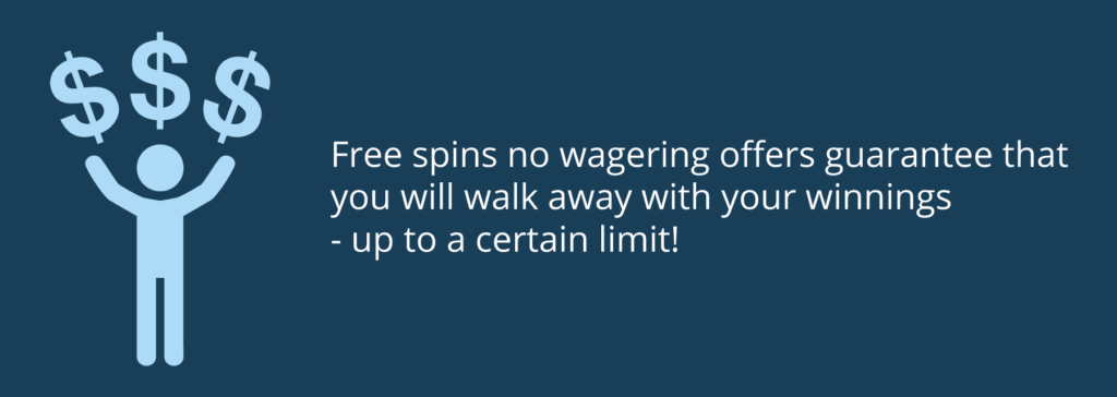 Free spins wagering infographic