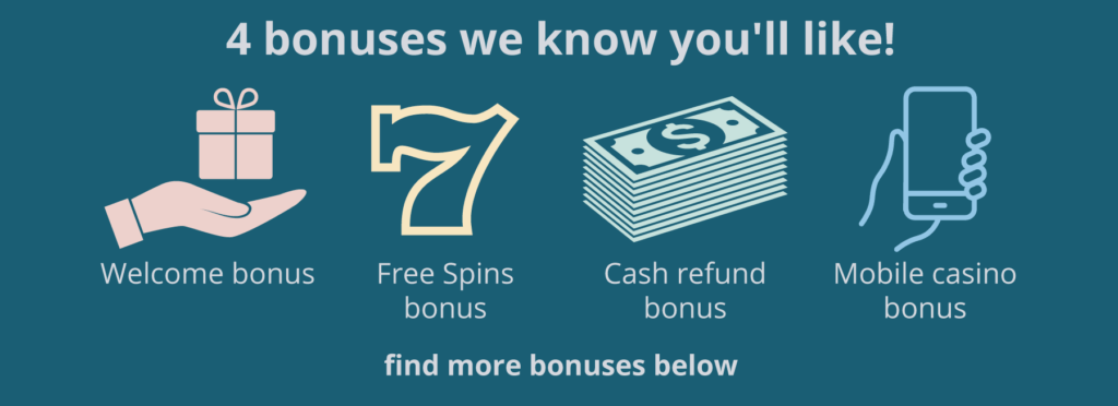 4 types of bonuses for you to enjoy