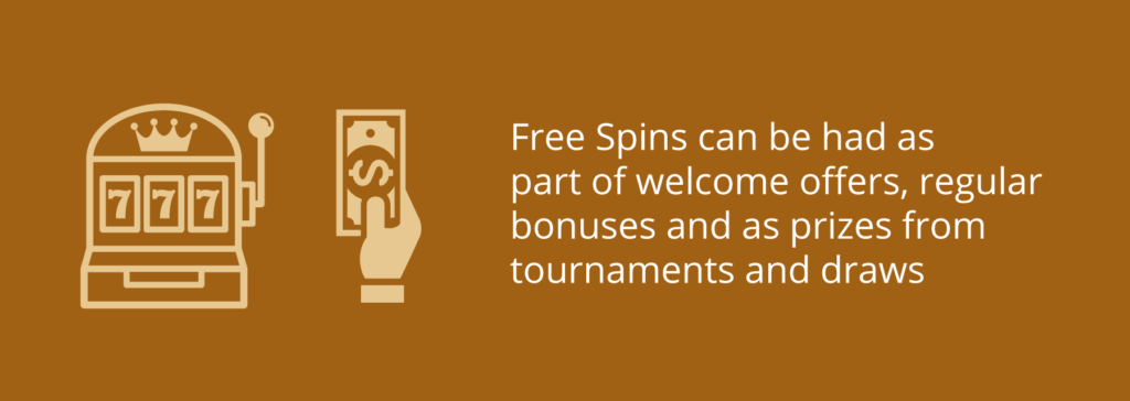 Know the different types of Free Spins bonuses