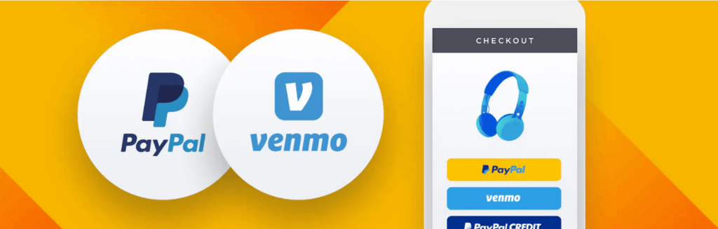venmo and paypal logos
