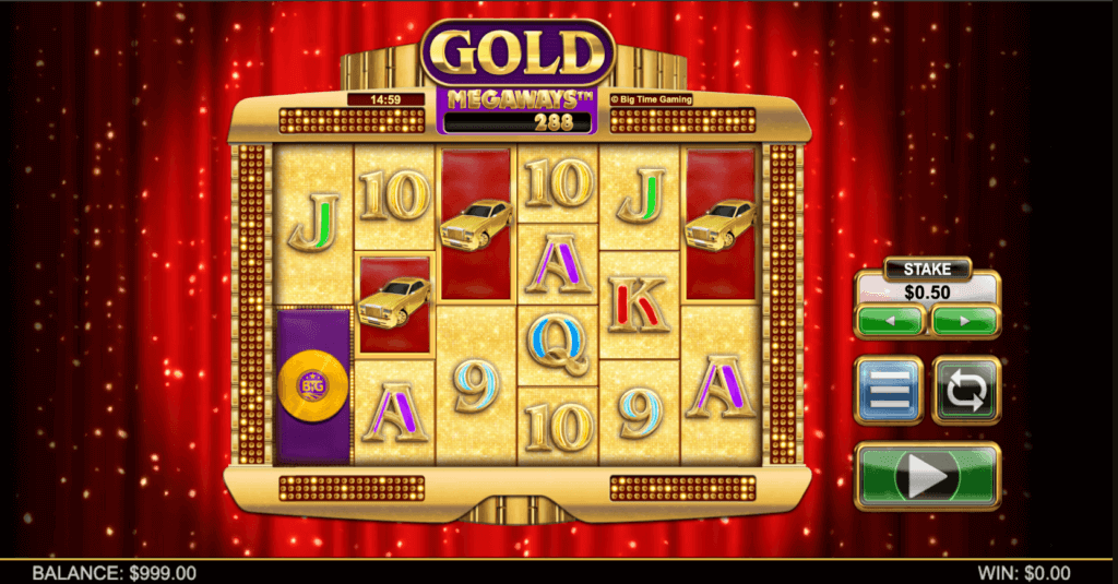 gold megaways slot demo