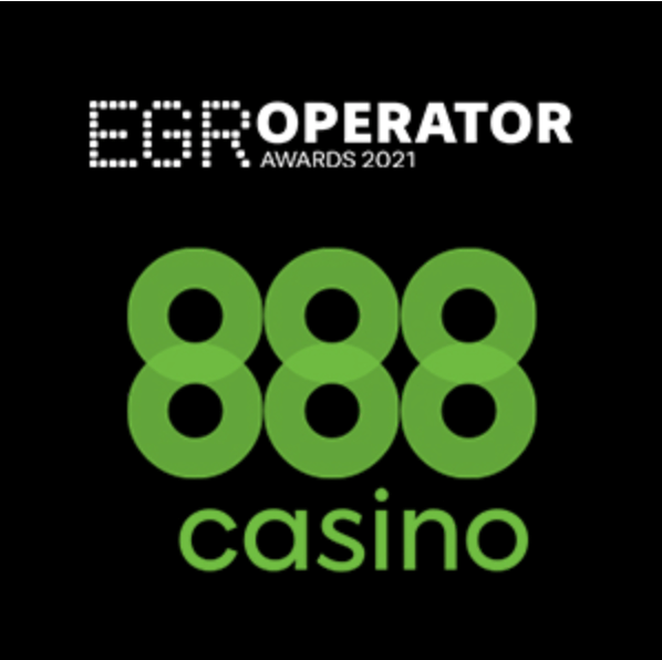 888 logo with award