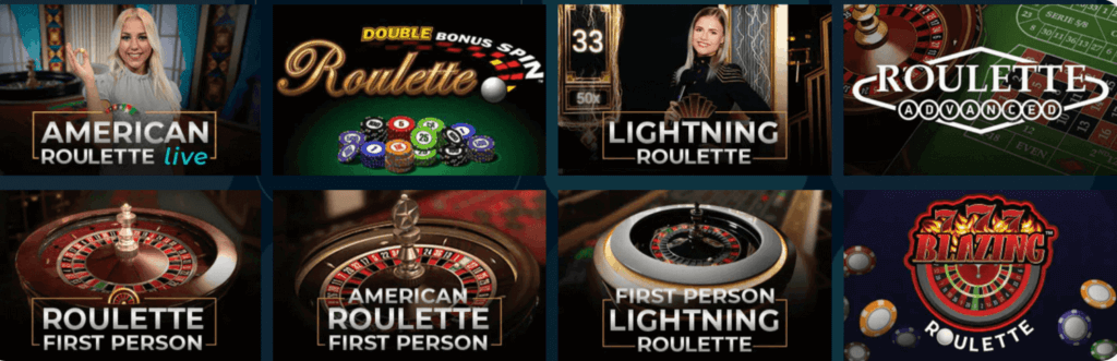Roulette Collection at Ocean's Online Casino