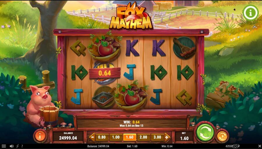 Fox Mayhem, a new slot by Play'n GO