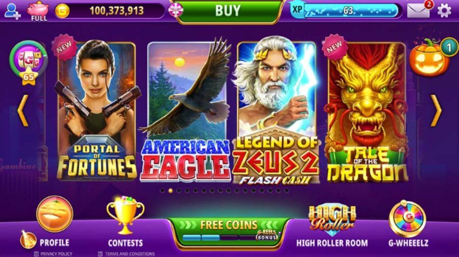 online slot catalog at Gambino Slots