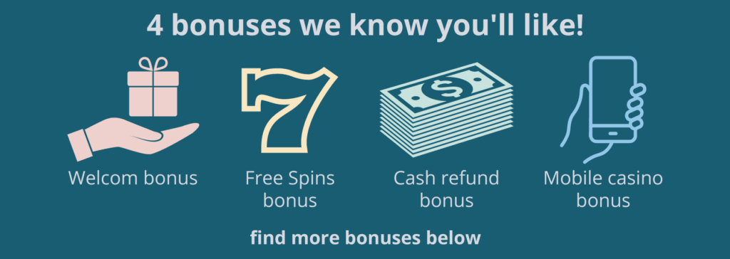 Types of bonuses you'll find at online casinos usonlinecasino.com