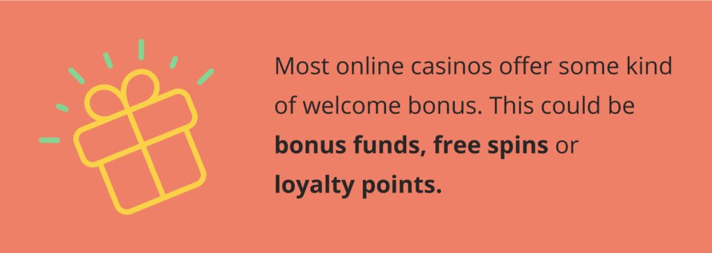 online casinos offer different types of bonuses