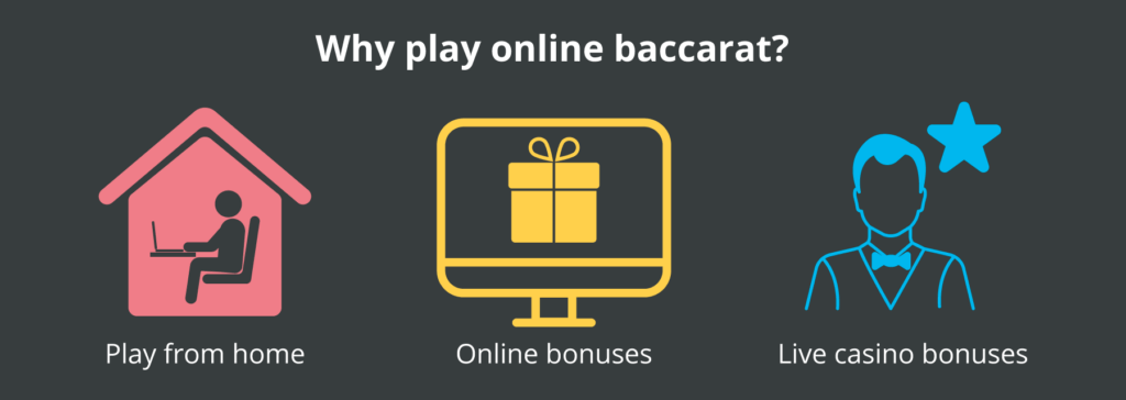 Advantages of playing baccarat online